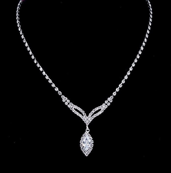 Wedding Jewelry - Crystal Bridal Necklace