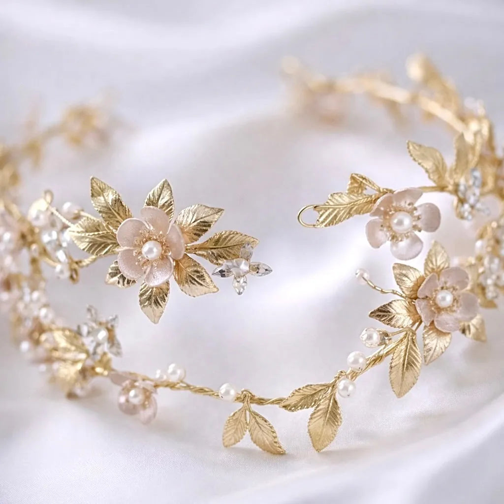 Wedding Hair Accessories - Pearl & Opal Bridal Double  display picture 2