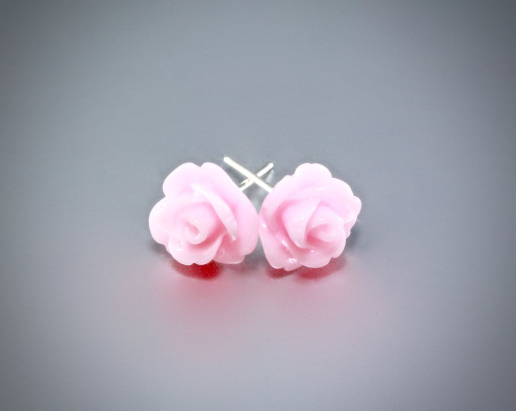 Ava Flower Girl Colorful Rose Stud Earrings ADORA by Simona