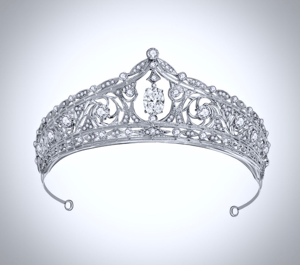 Wedding Hair Accessories - Royal Glamour Bridal Tiara