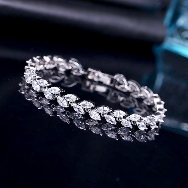 Wedding Jewelry - Cubic Zirconia Bridal Bracelet