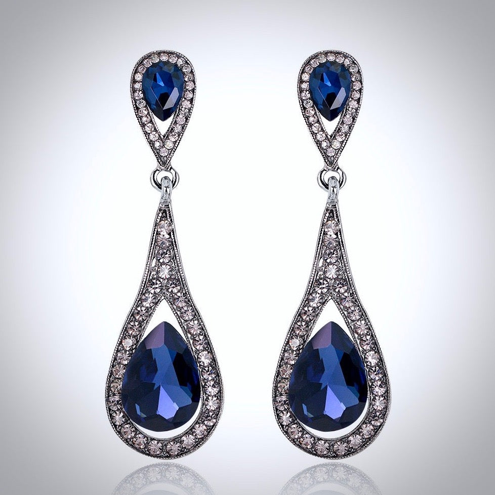 Wedding Jewelry - Crystal Bridal Earrings - More colors available