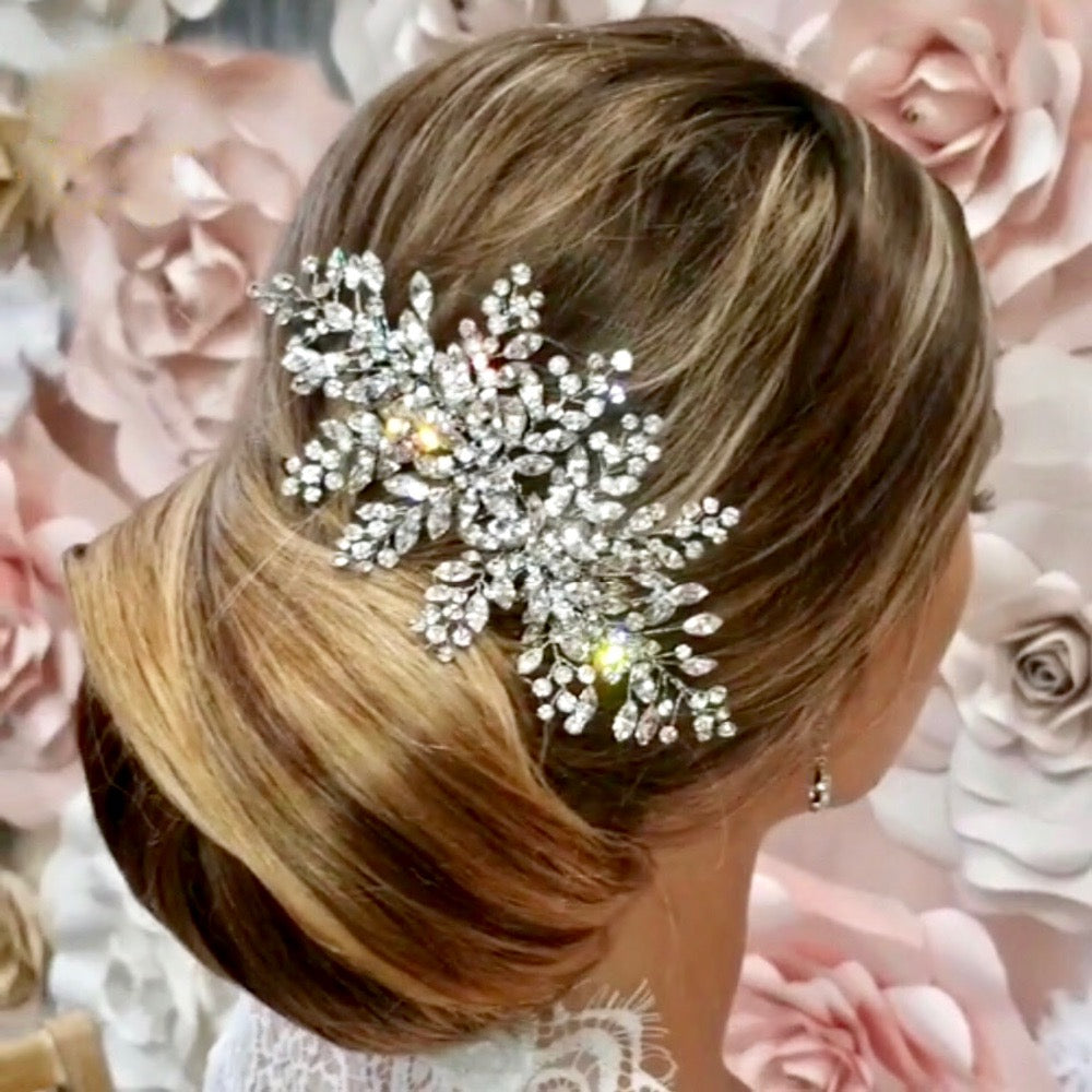 Wedding Hair Accessories - Austrian Crystal Bridal Hair Comb