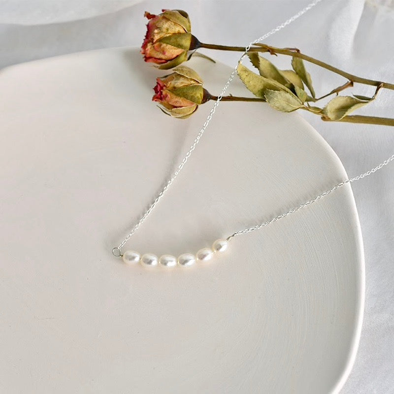 Wedding Jewelry - Freshwater Pearl Bridal / Bridesmaids Necklace