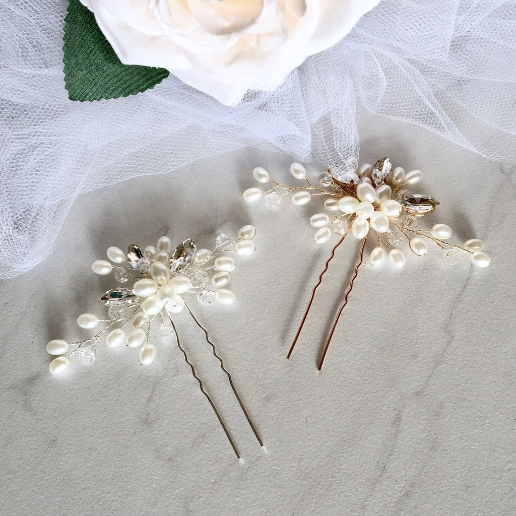 Stunning Pearl Wedding Hair Accessories