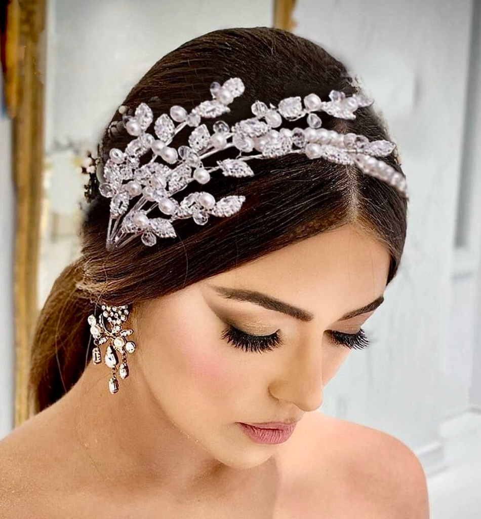 Pearl Hair Pins, 5PCS Bridal Hair Clips Decorative Wedding Hair
