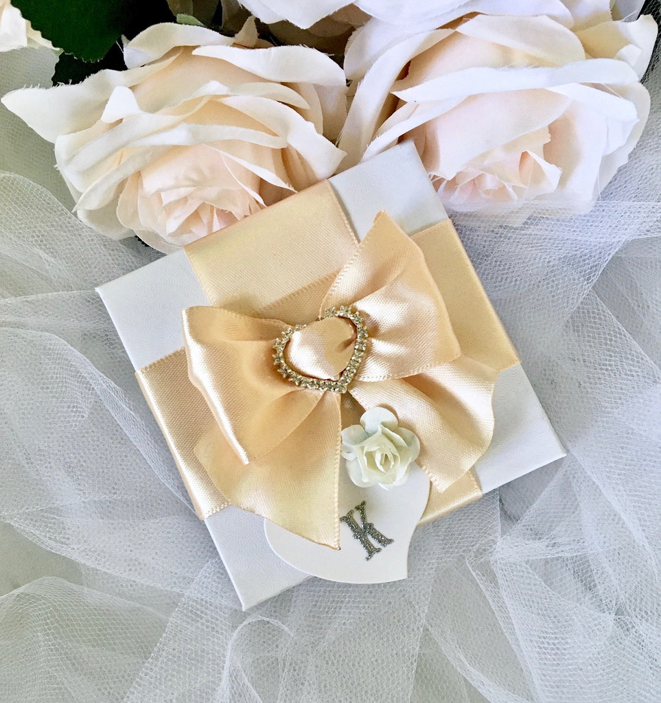 Wedding Accessories -Personalized Bridal Party Jewelry Gift Box - More Colors Available