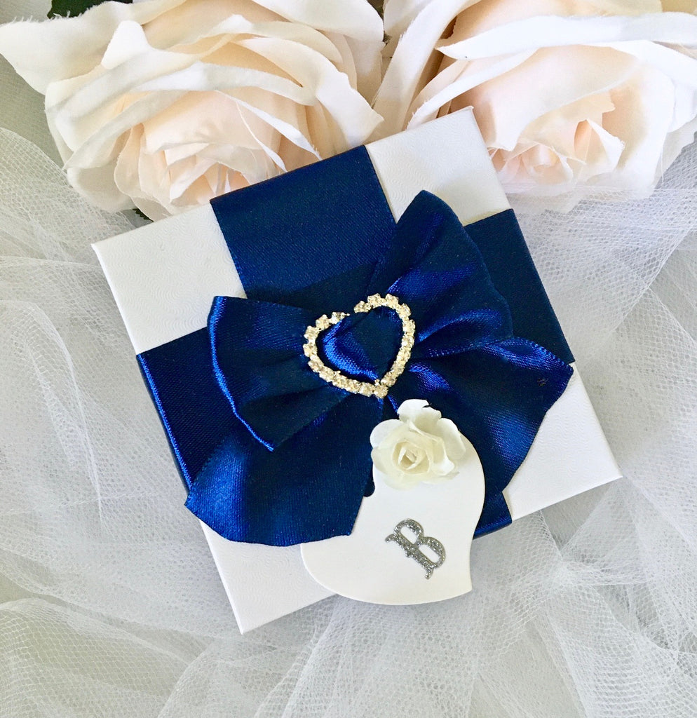 Wedding Accessories -Personalized Bridal Party Jewelry Gift Box - More Colors Available