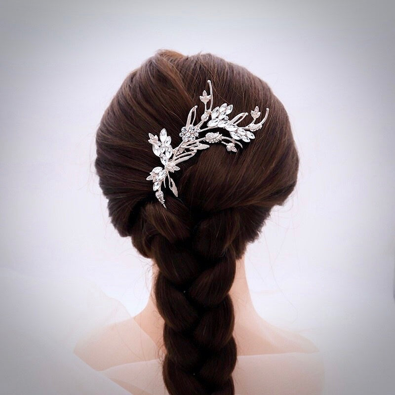 Wedding Hair Accessories - Rose Gold Bridal Hair Comb