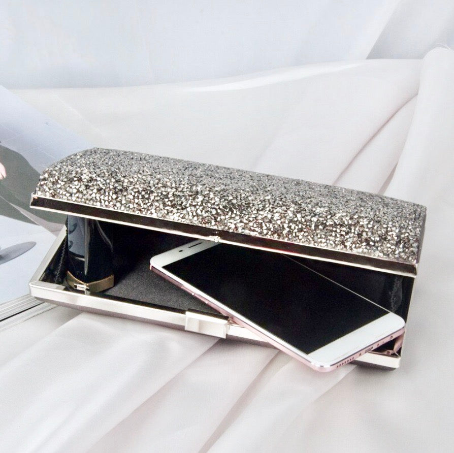 Wedding Accessories - Crystalized Bridal Handbag Clutch