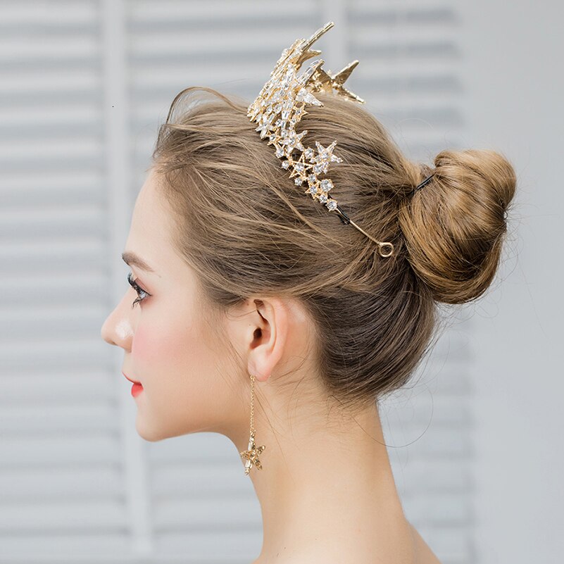 Wedding Hair Accessories - Star Bridal Tiara