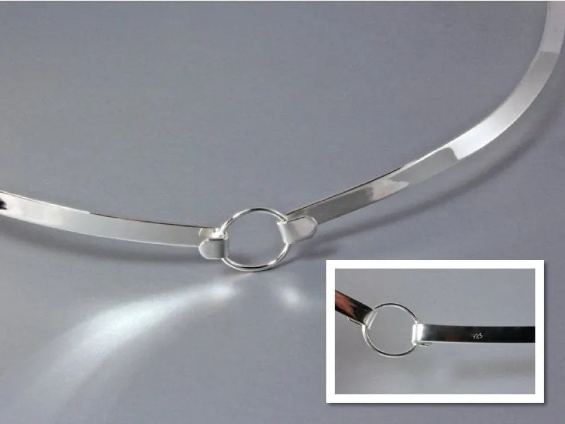 "Girls' Night Out" - Swarovski Crystal and Sterling Silver Choker Necklace