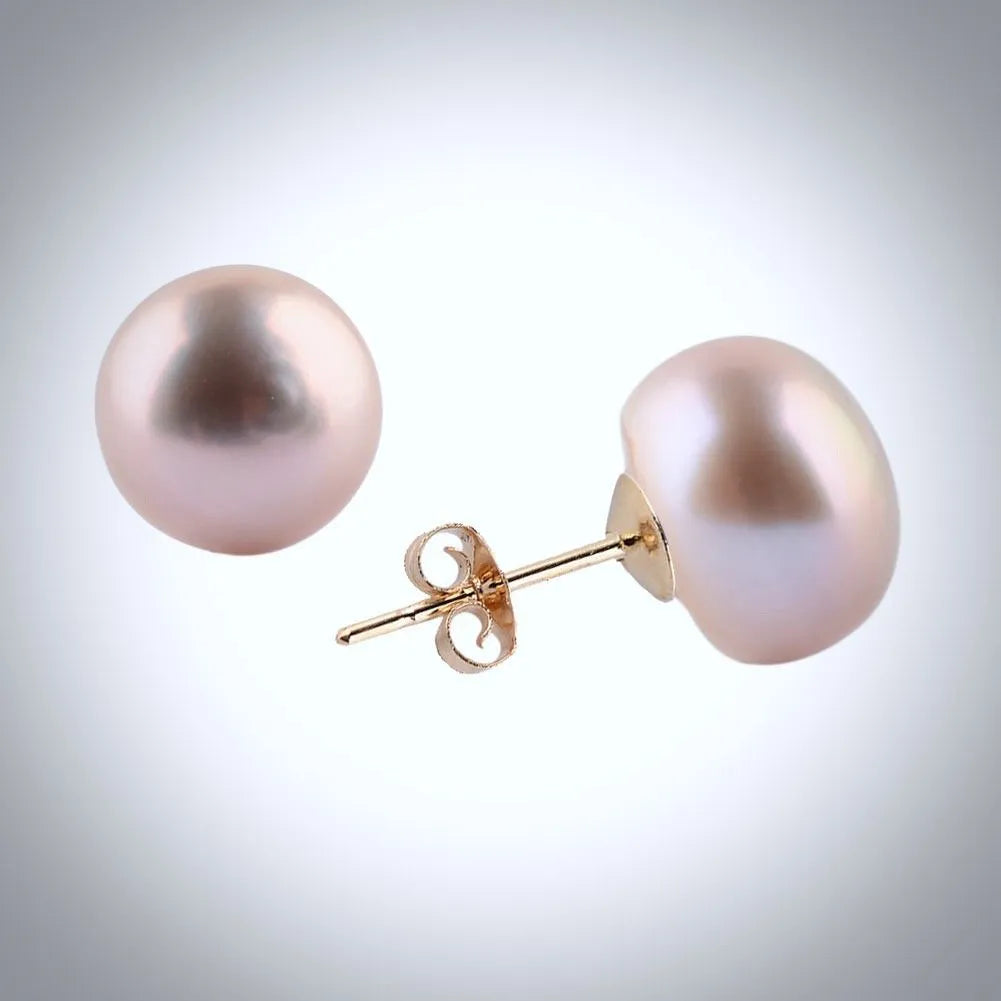 Pearl Wedding Jewelry - Natural Pearl Stud Earrings - More Colors