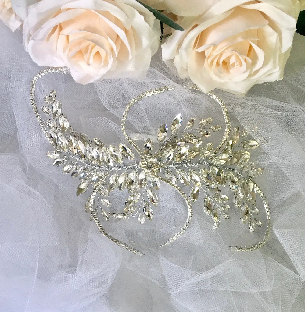 Wedding Hair Accessories - 1920s Style Silver Bridal Hair Accessory