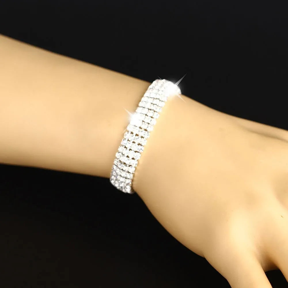"Zelda" - Cubic Zirconia Bridal Bracelet