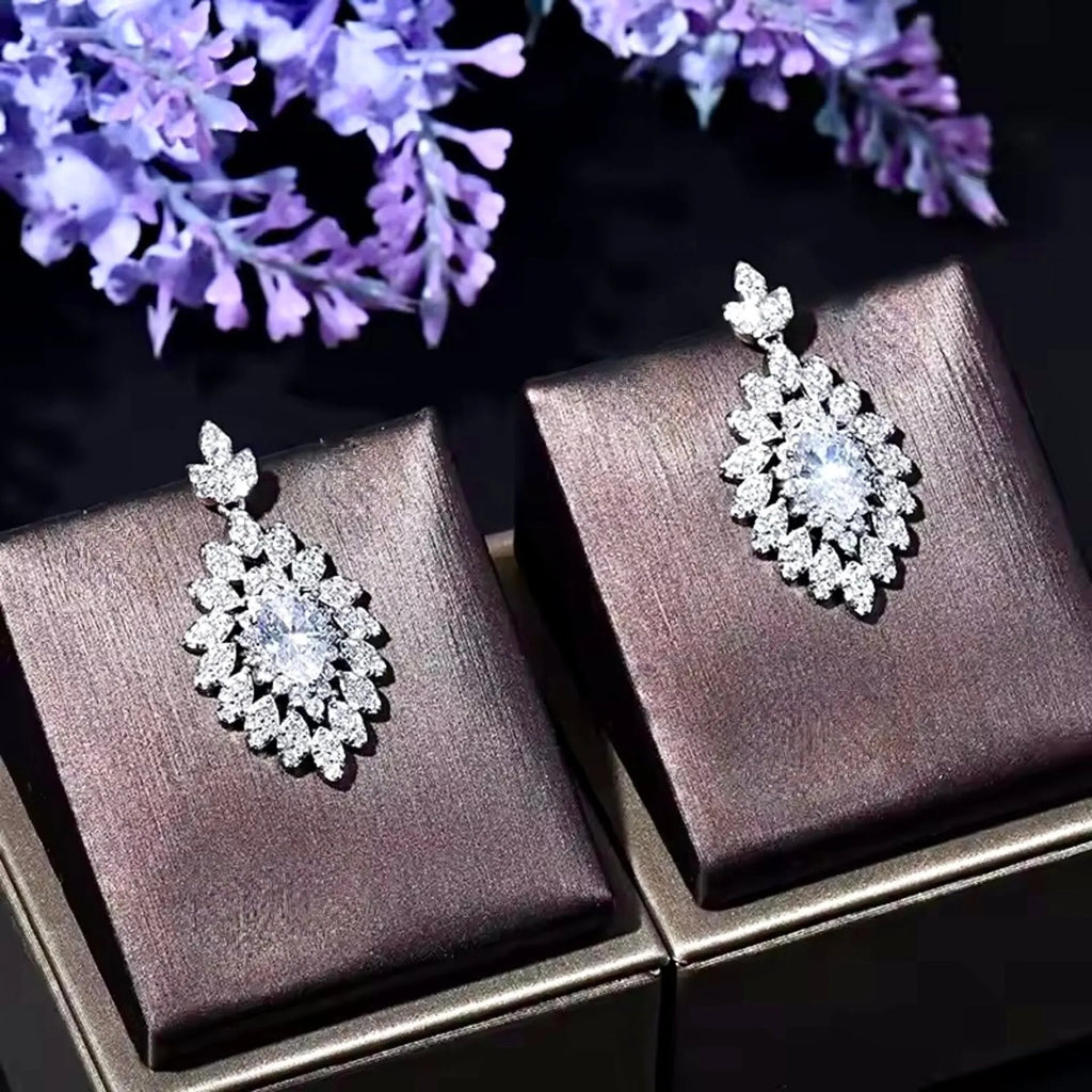 Wedding Jewelry - 3-Piece Luxury Cubic Zirconia Bridal Jewelry Set