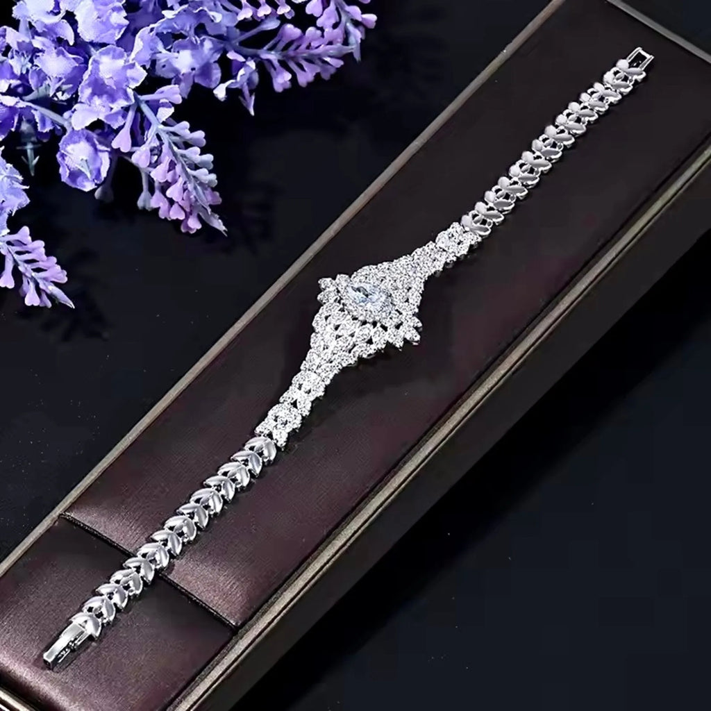 Wedding Jewelry - 3-Piece Luxury Cubic Zirconia Bridal Jewelry Set