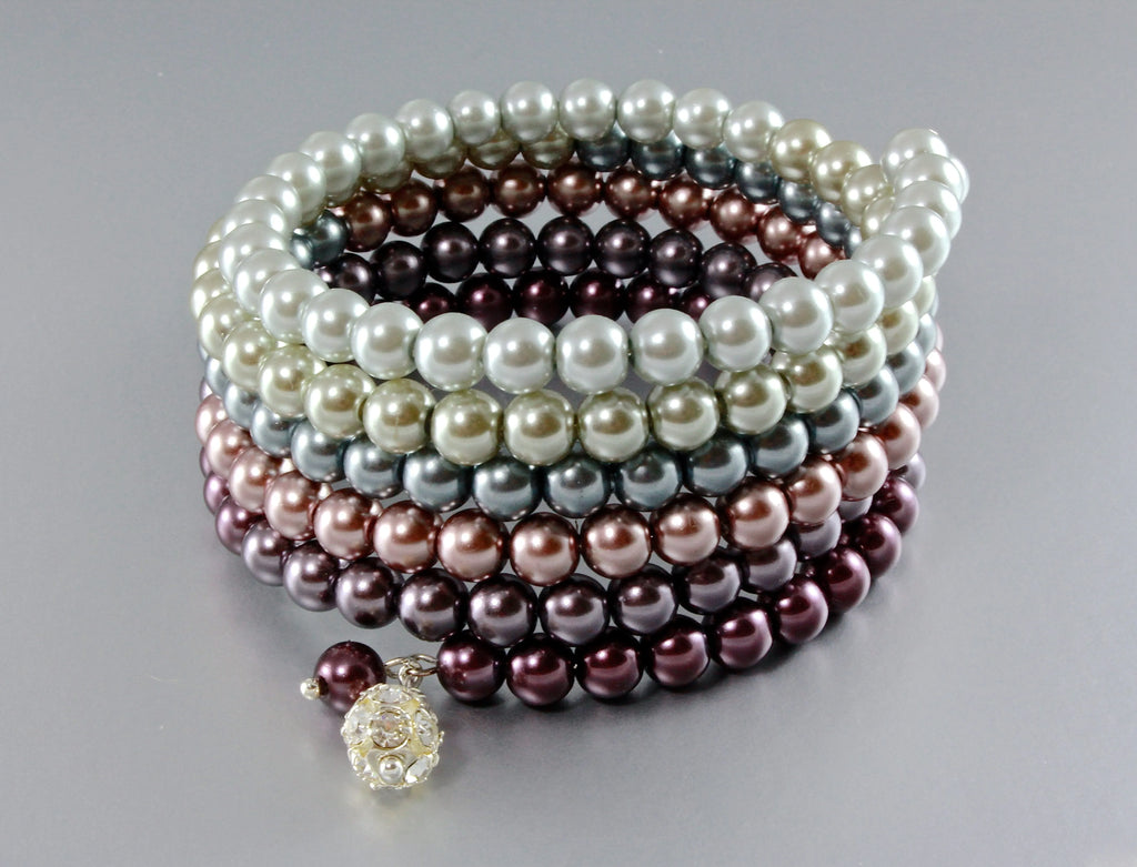"Symphony" - Ombre Pearl Bracelets 