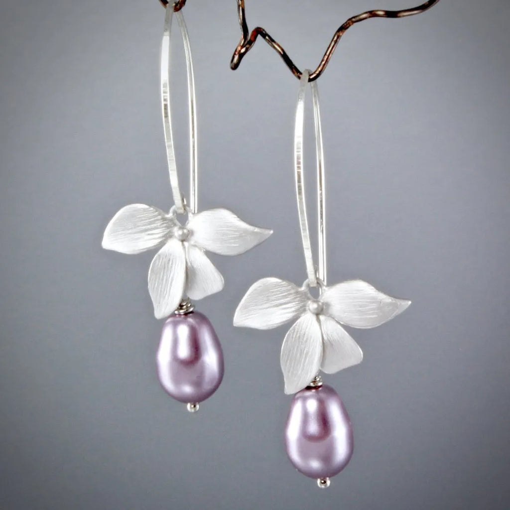 Pearl Wedding Jewelry - Bridesmaids Pearl Earrings