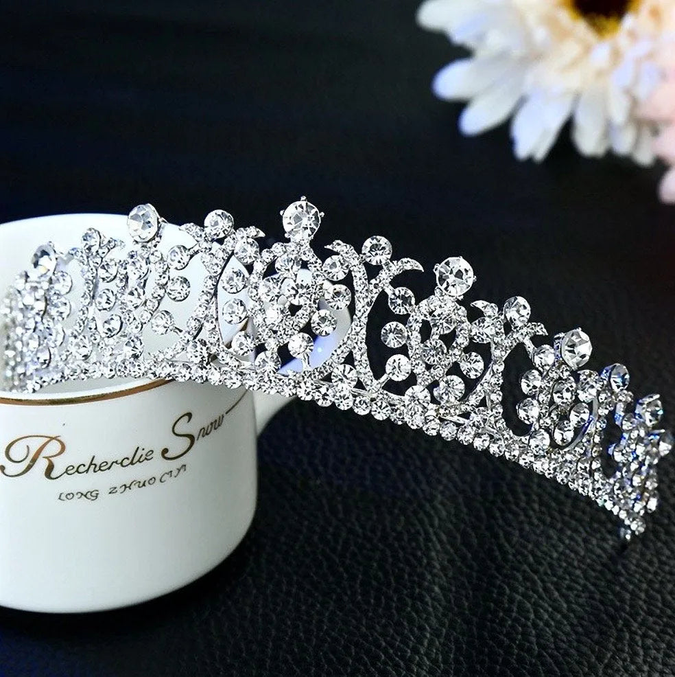 Bridal Hair Accessories - Wedding Crystal Tiara