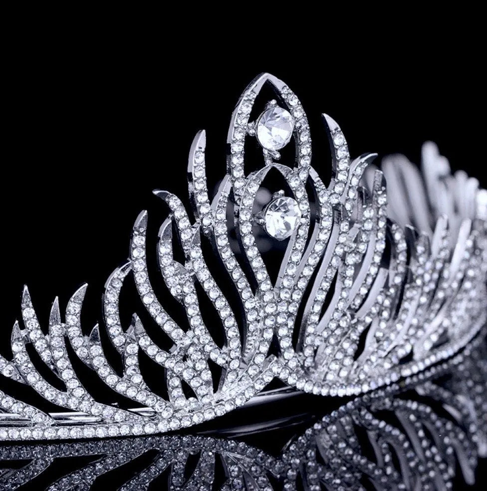 "Kendra" - Wedding Cubic Zirconia Tiara