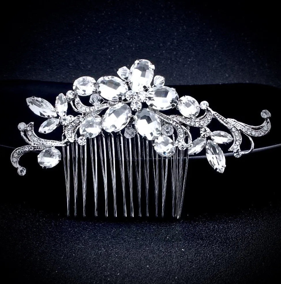 "Sarah" - Austrian Crystal Hair Comb