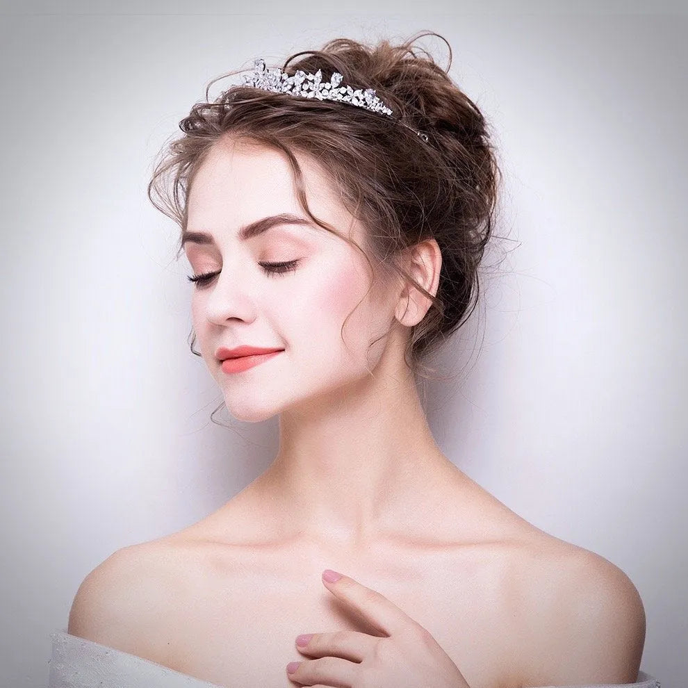 Wedding Hair Accessories - Wedding Cubic Zirconia Tiara