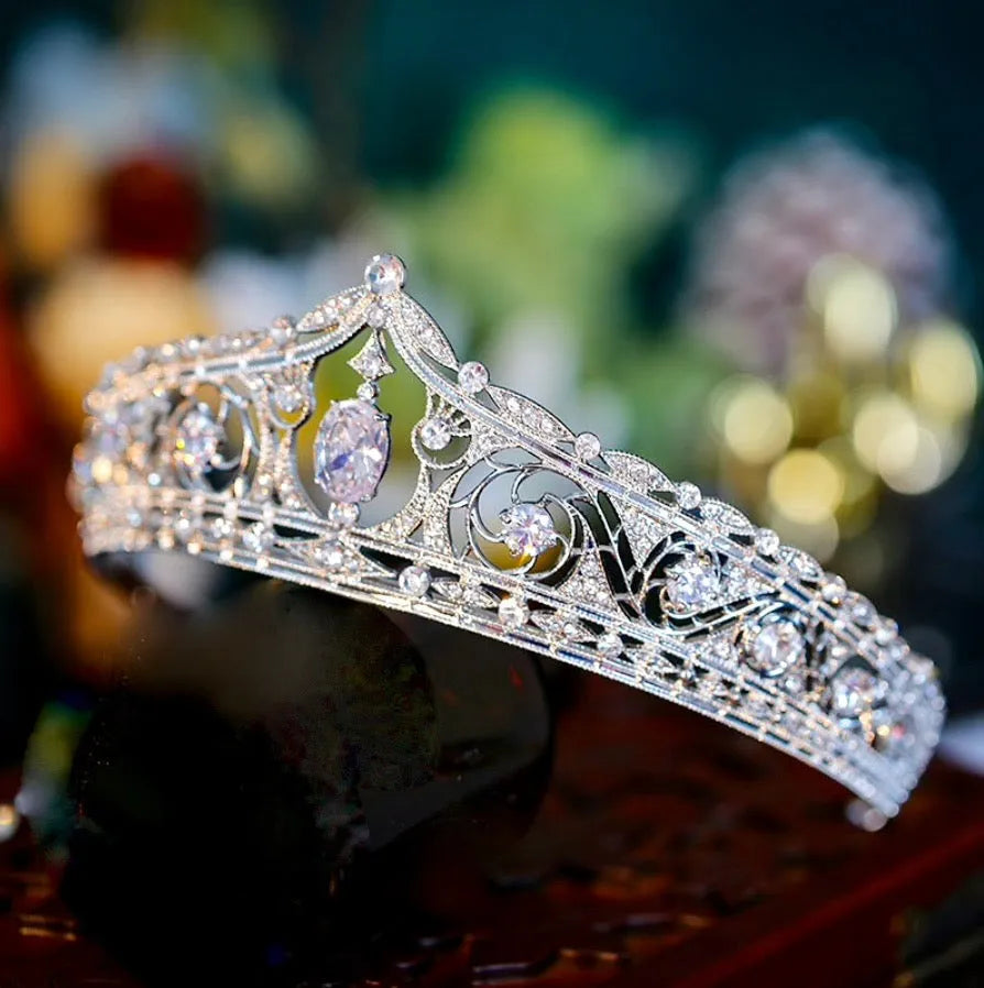 Wedding Hair Accessories - Royal Glamour Bridal Tiara