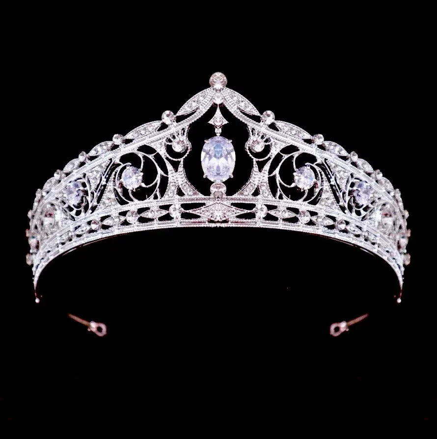 Wedding Hair Accessories - Royal Glamour Bridal Tiara