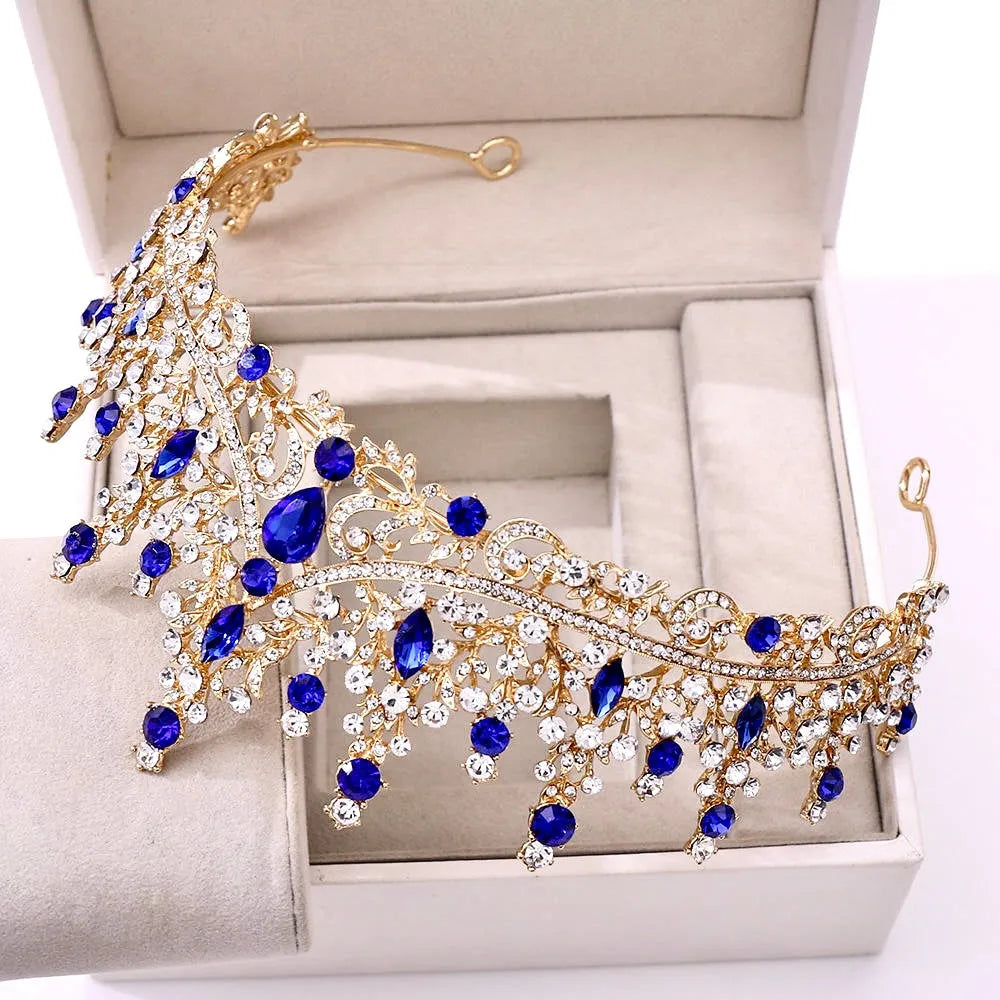 Rosamund - Baroque Bridal Tiara - More Colors