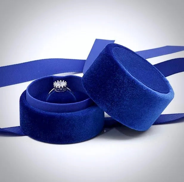 Wedding Accessories - Velvet Ring Box - More Colors Available