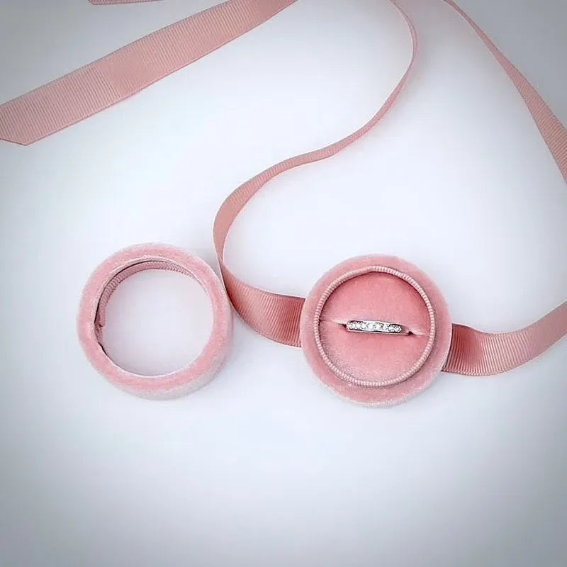 Wedding Accessories - Velvet Ring Box - More Colors Available