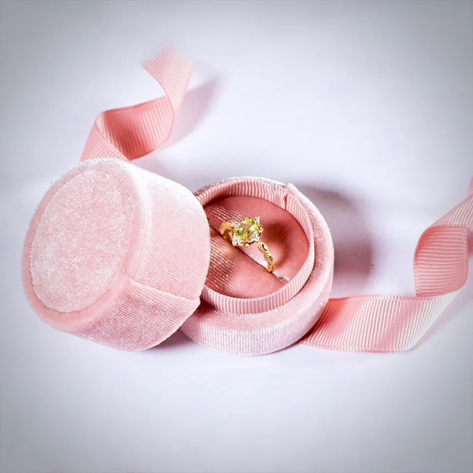 Wedding Accessories - Velvet Ring Box - More Colors Available