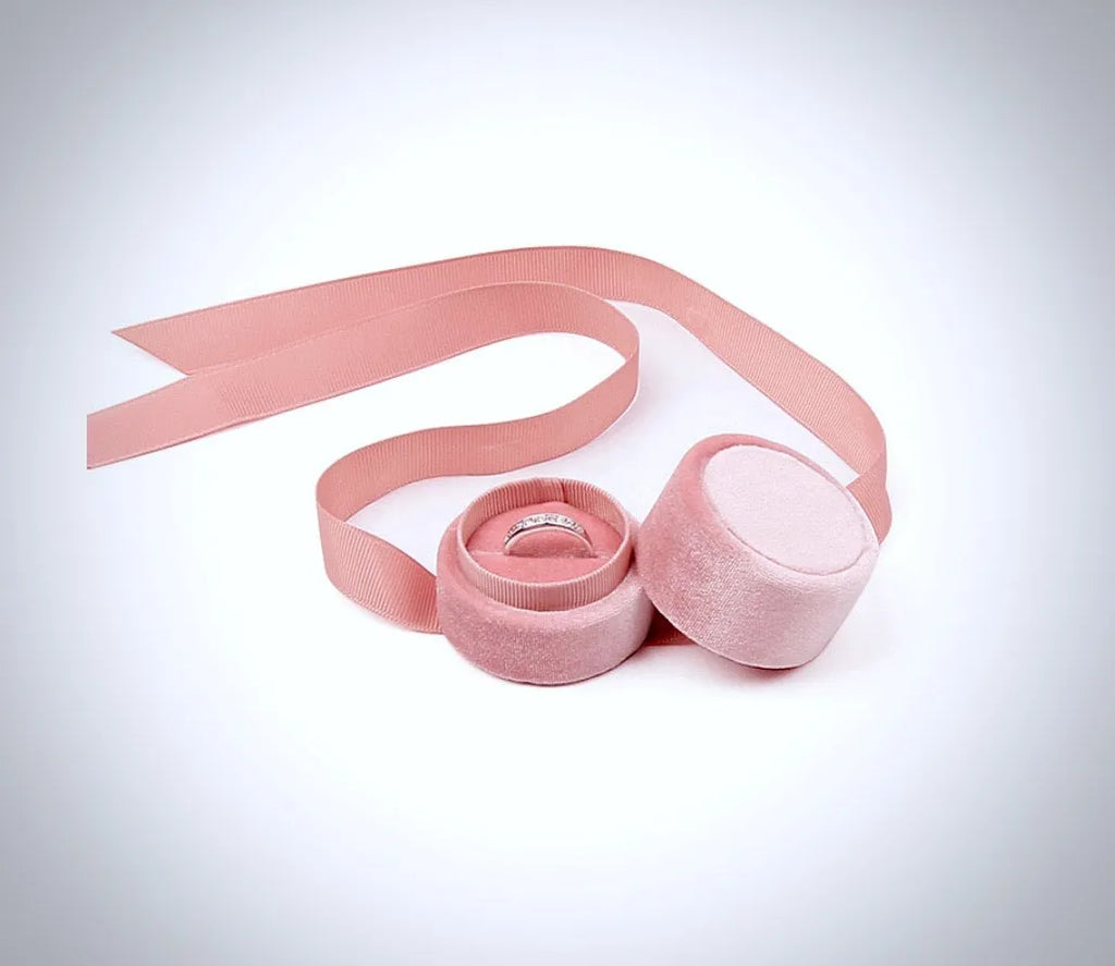 Wedding Accessories - Velvet Ring Box - More Colors Available