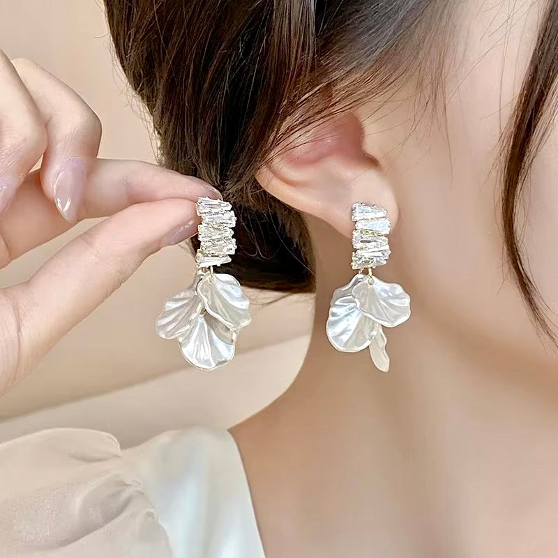 Wedding Jewelry - Bohemian Gold Bridal Earrings
