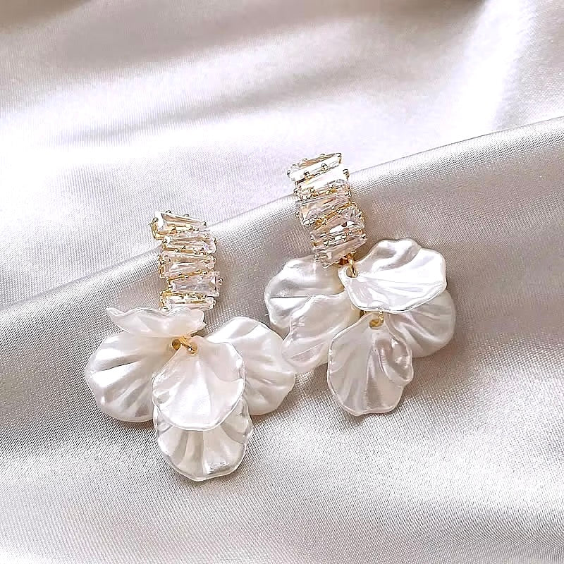 Wedding Jewelry Bohemian Gold Bridal Earrings ADORA by Simona