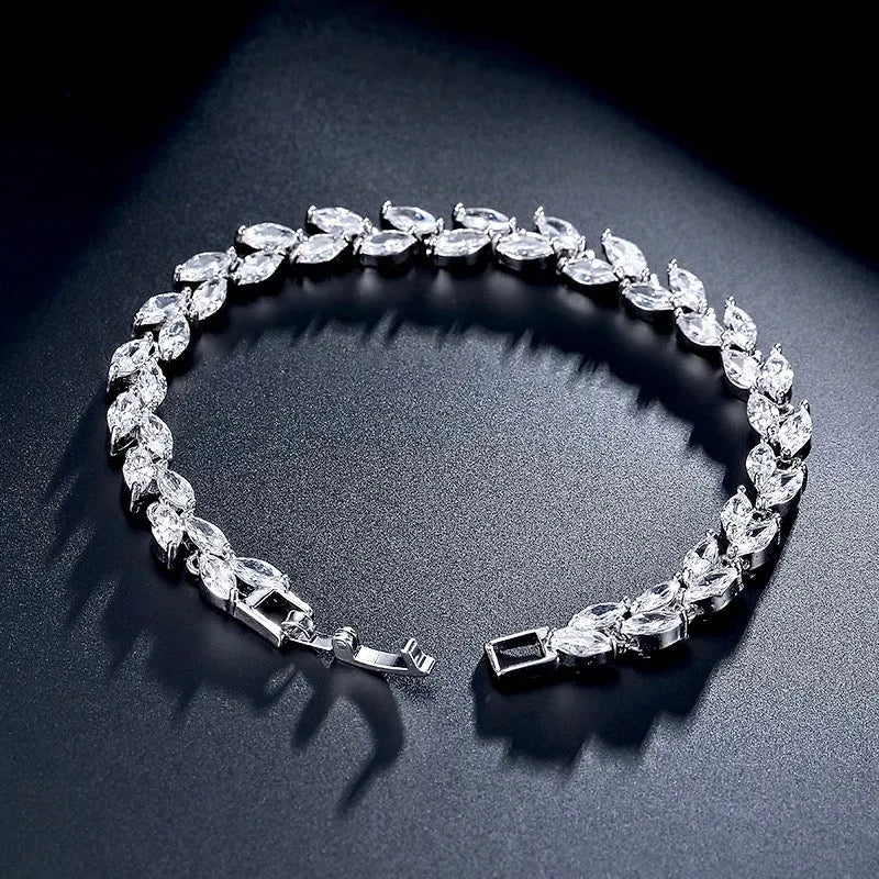 Wedding Jewelry - Cubic Zirconia Bridal Bracelet