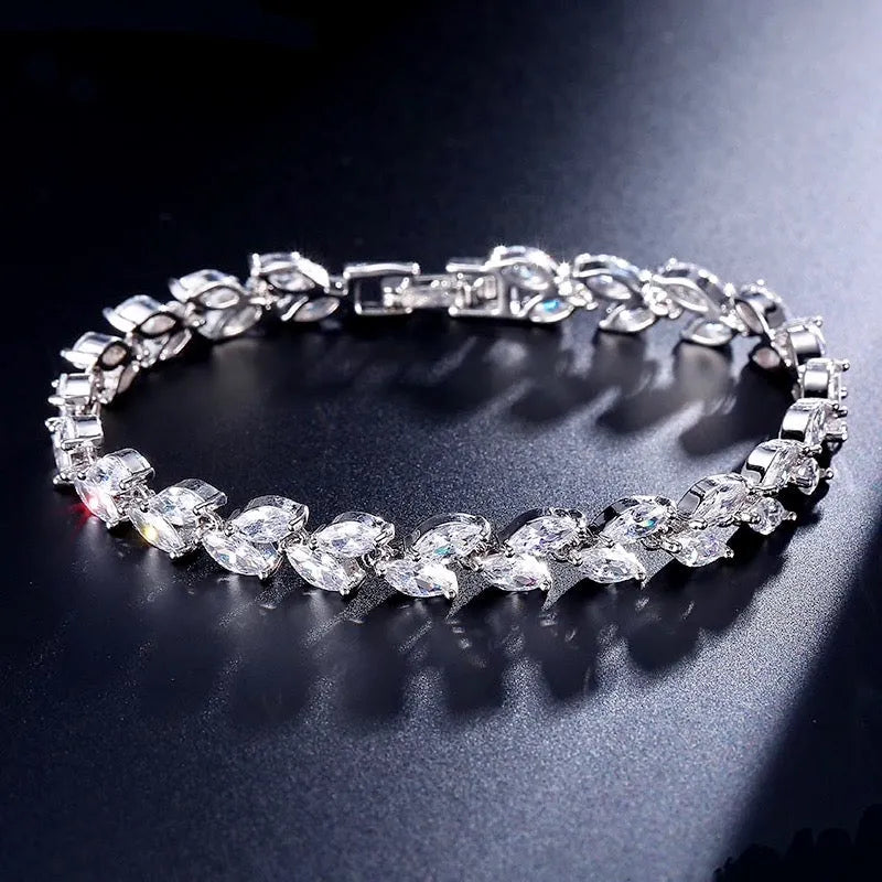 Wedding Jewelry - Cubic Zirconia Bridal Bracelet