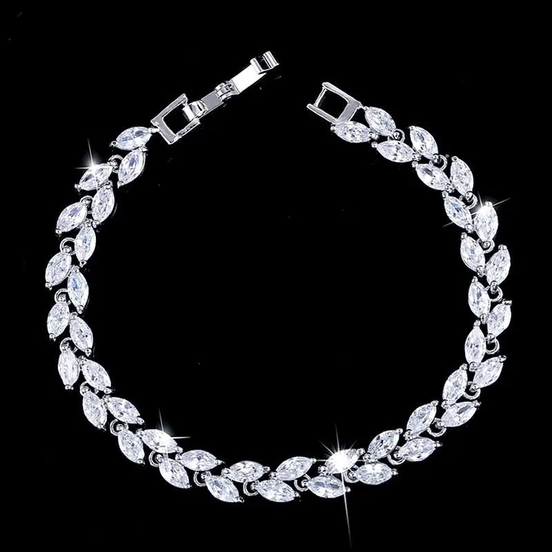 Wedding Jewelry - Cubic Zirconia Bridal Bracelet