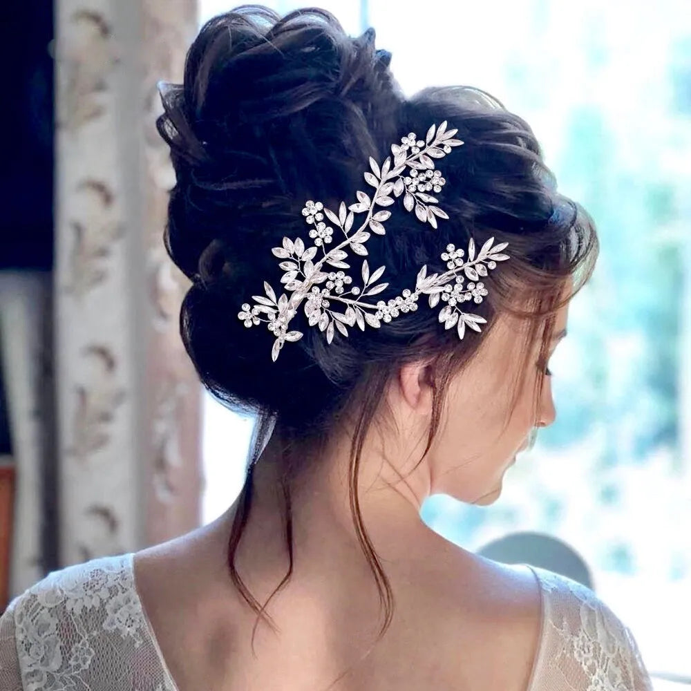 Wedding Hair Accessories - Crystal Bridal Hair Clip/Vine