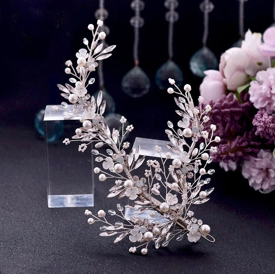 Wedding Hair Accessories | Pearl and Crystal Bridal Hair  display picture 3