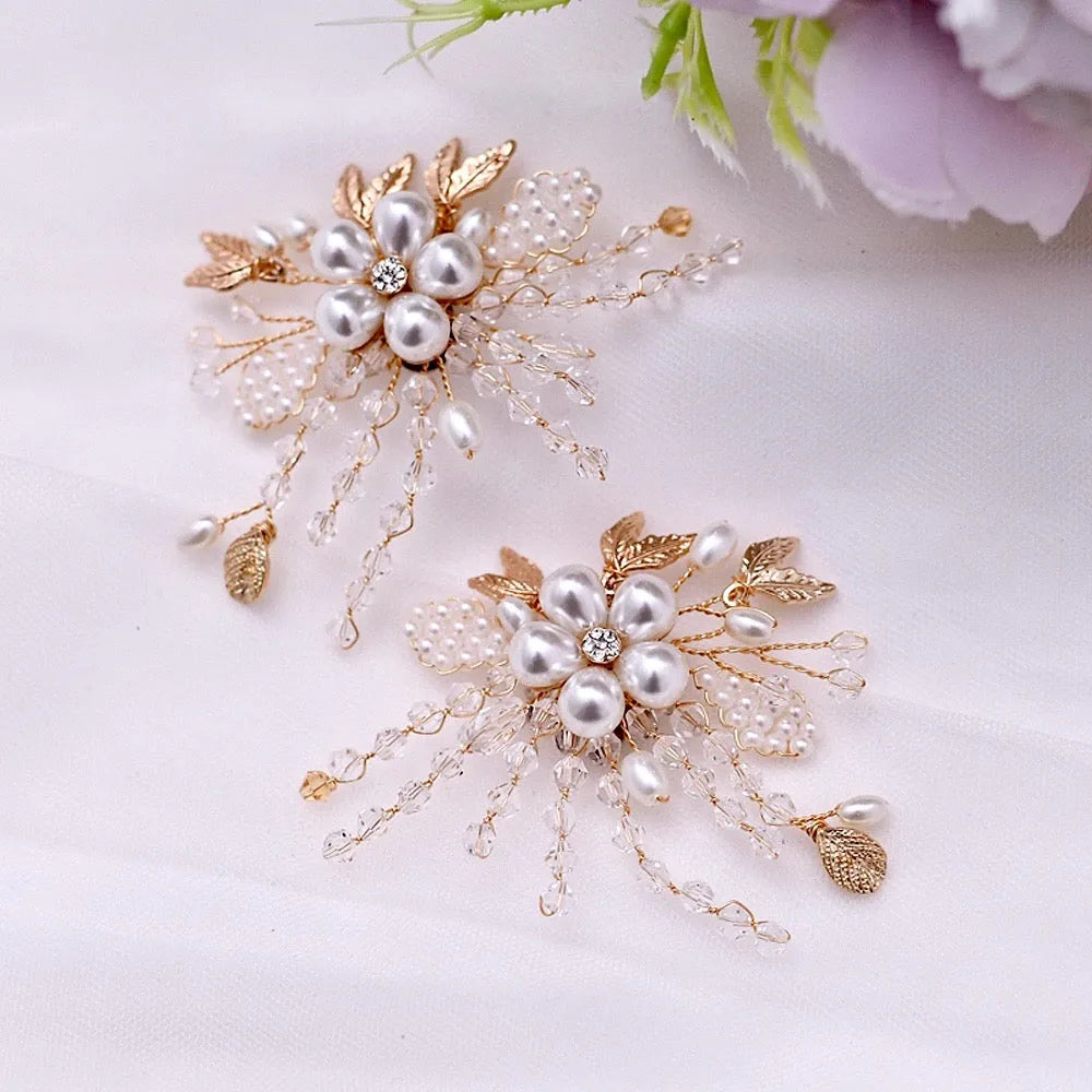 Pinces à Chaussures Strass Brillants - Décorations Pour Mariage, Fête, Pompes Ou Appartements