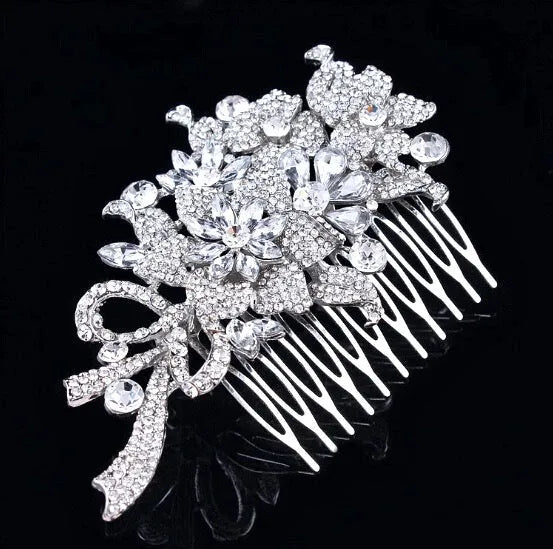 Wedding Hair Accessories - Crystal Bridal Hair Comb
