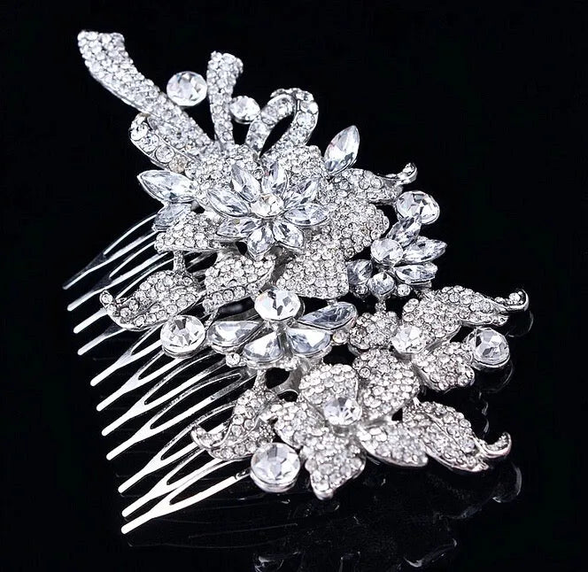Wedding Hair Accessories - Crystal Bridal Hair Comb