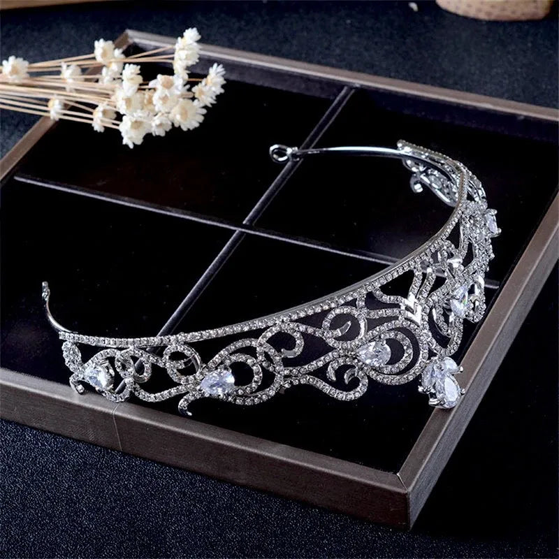 "Brielle" - Crystal Bridal Tiara 