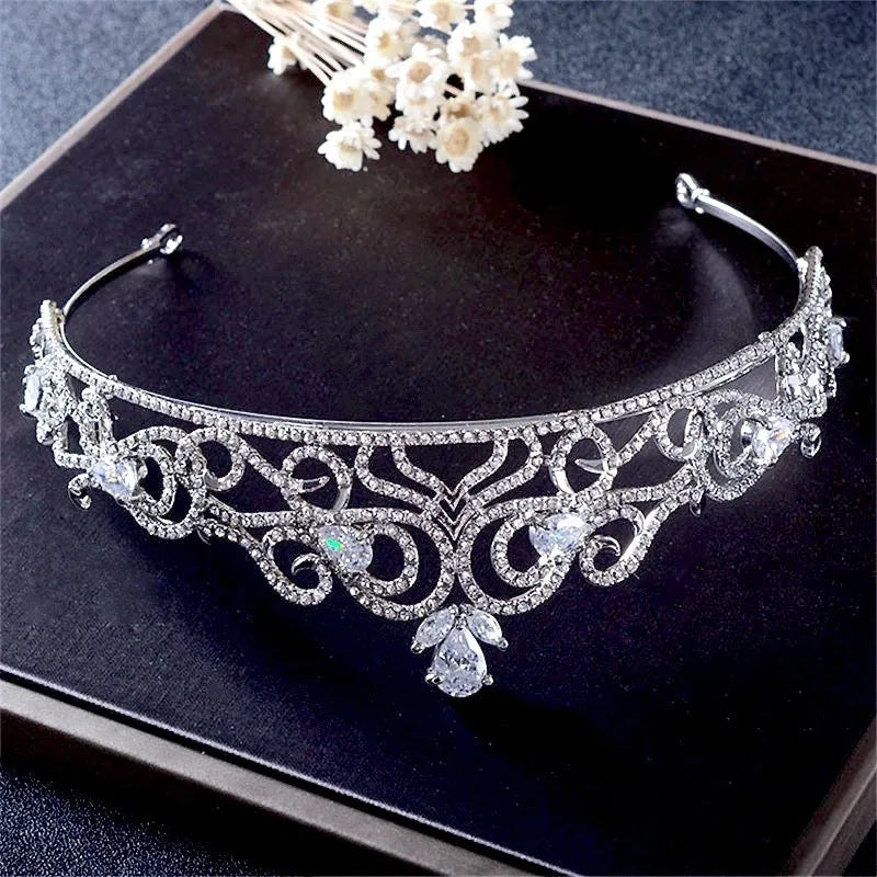 "Brielle" - Crystal Bridal Tiara 