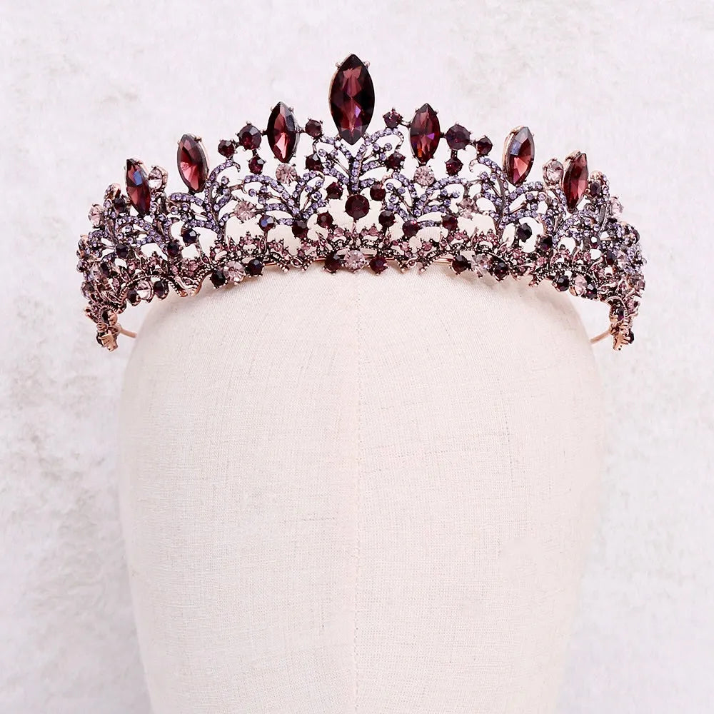 Wedding Hair Accessories - Victorian Gothic Bridal Tiara - Available in Rose Gold, Silver and Yellow Gold
