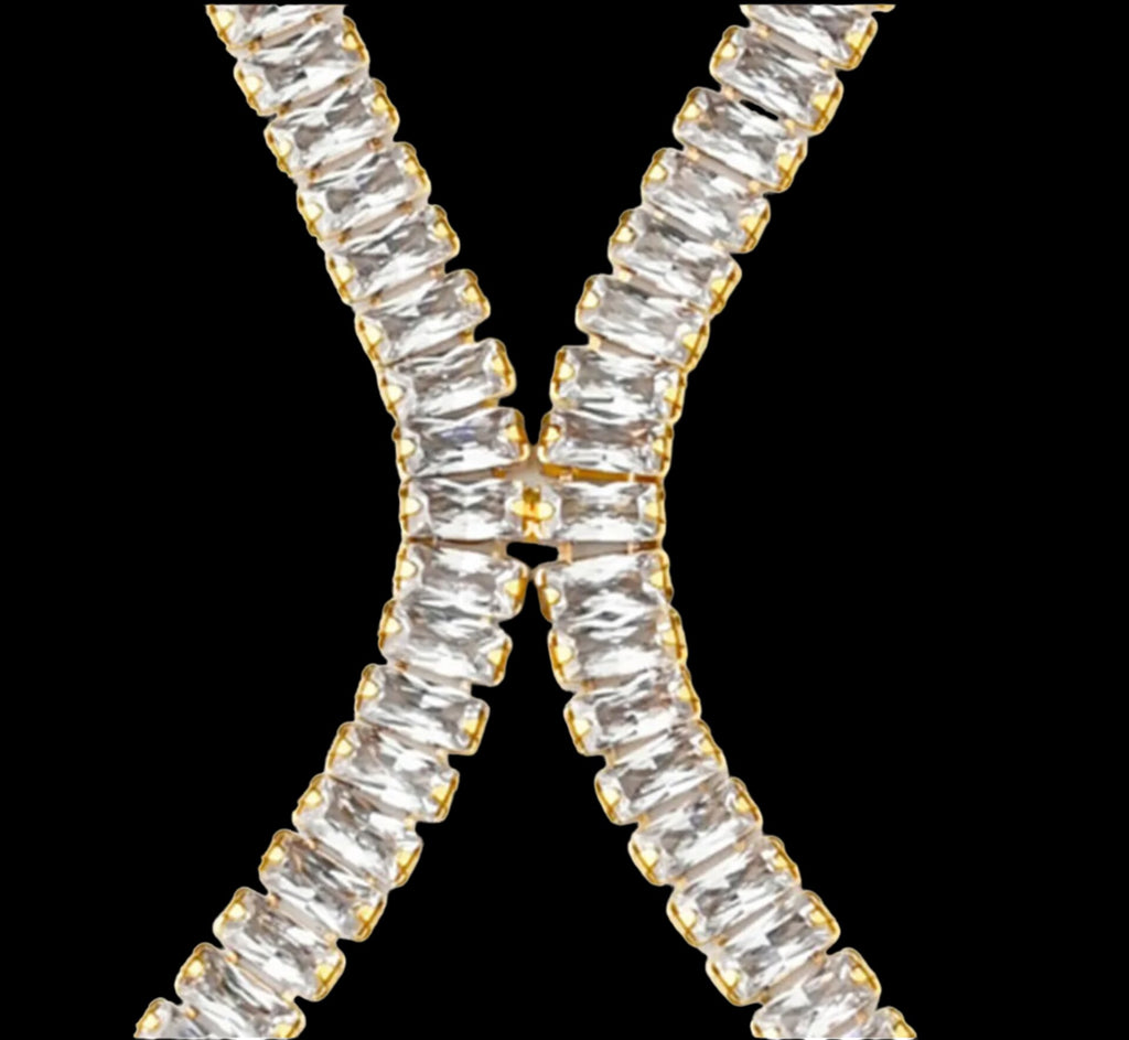 Wedding Accessories - Cubic Zirconia Bridal Shoe Chains, Foot Jewelry