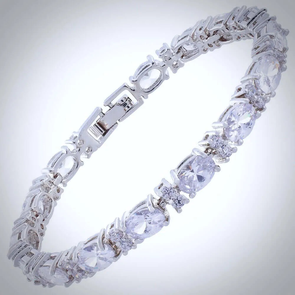 Wedding Jewelry - Cubic Zirconia Bridal Bracelet