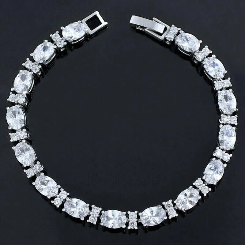 Wedding Jewelry - Cubic Zirconia Bridal Bracelet